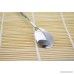 XDOBO Ceramic Milky White Color 7 Inches Long Handle Stainless Steel All-Match Dessert/Ice Cream/Soup Stirring Spoon - Set of 5 - B01EJ0OHG4